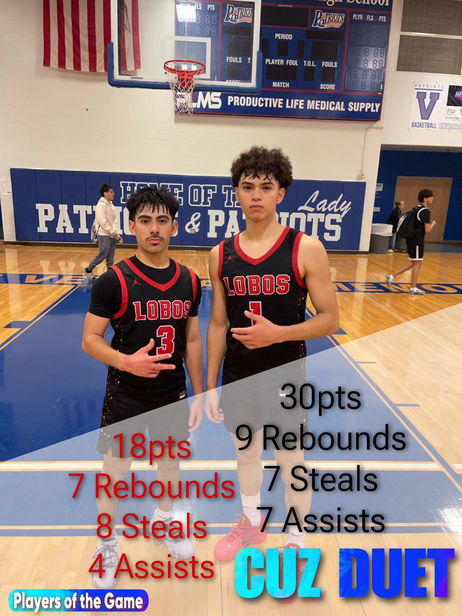 About past Tuesday vs Mission Vets! The Cuz Duo
