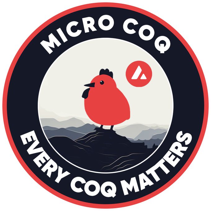 JJPeebody's tweet image. you missed out @microcoq 
I know we&apos;re small but we are mighty.  don&apos;t forget to show the #microcoq some love because every coq matters.