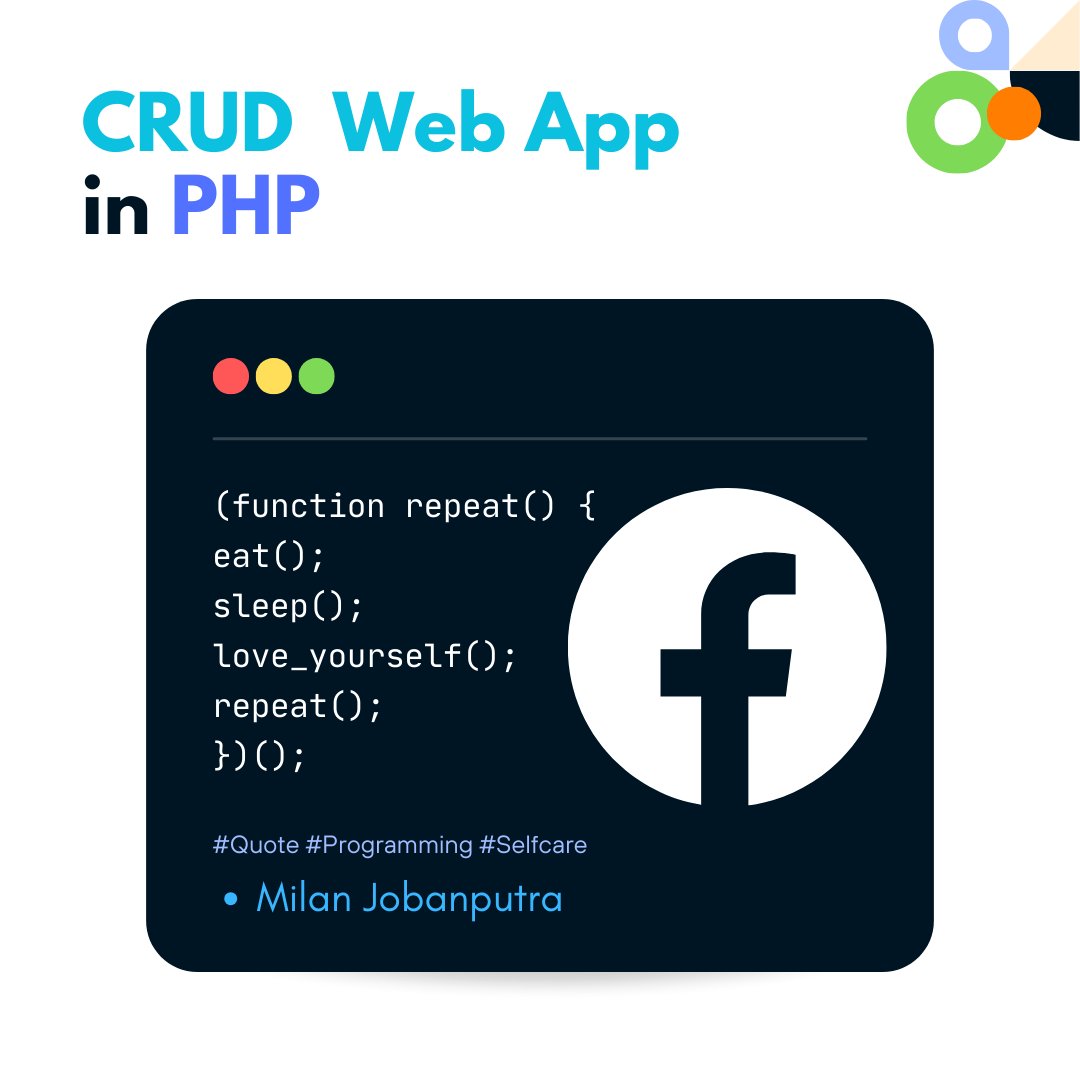 Inventive9_ITS's tweet photo. CRUD Application in PHP #phpdevelopment #webdevelopment #outsourcing #usabusiness #ukbusiness

I can provide you with a simple example of a CRUD (Create, Read, Update, Delete) application in PHP using MySQL as the database.

Read more at

https://t.co/KxbuqHlqzt https://t.co/ueZ9mXNIte