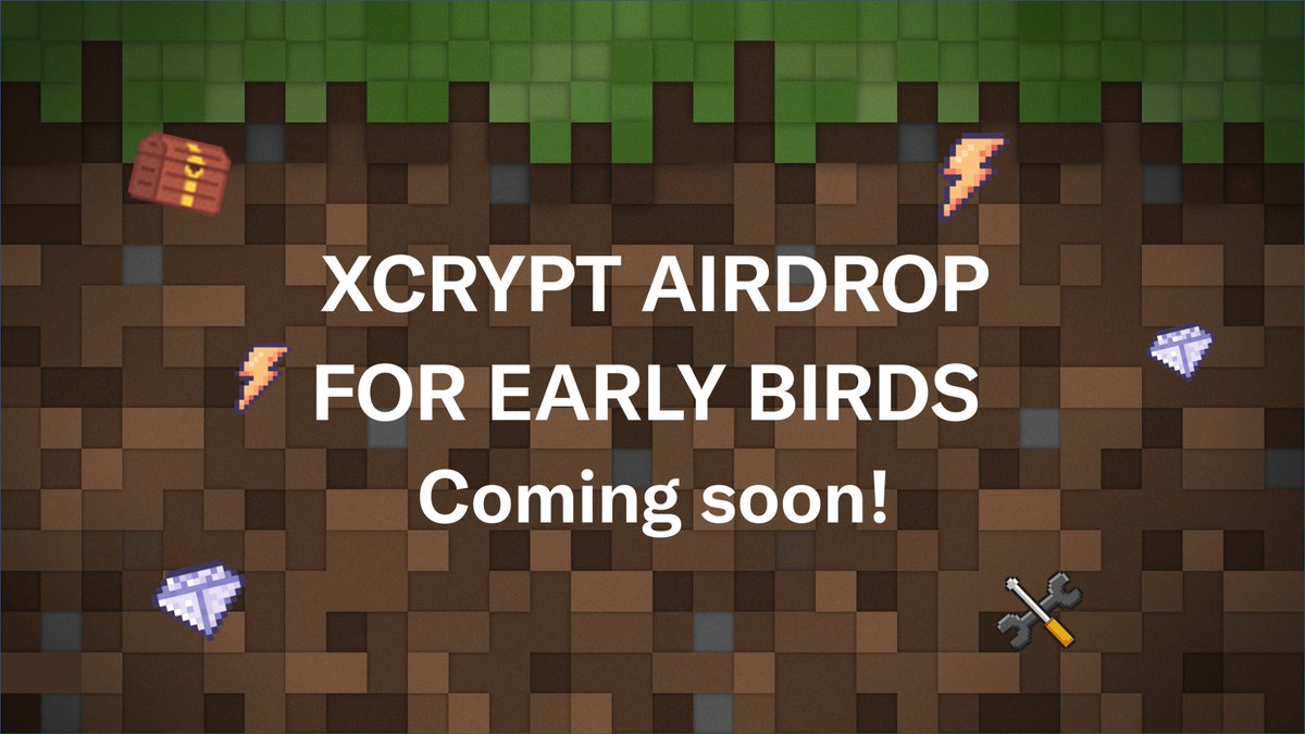 xcrypt_tech's tweet photo. 💥XCRYPT AIRDROP FOR EARLY BIRDS COMING SOON
If you enjoy #XPet, then #XCrypt is the next BIG thing to join
✔️What to get: $BCRYPT
✔️What for: Upgrade #NFT from #freemint event
🏆Winners: All participants
🔥Zero barriers, infinite fun
Follow for more #Arbitrum #GameFi #SocialFi https://t.co/8WsdCOxNde