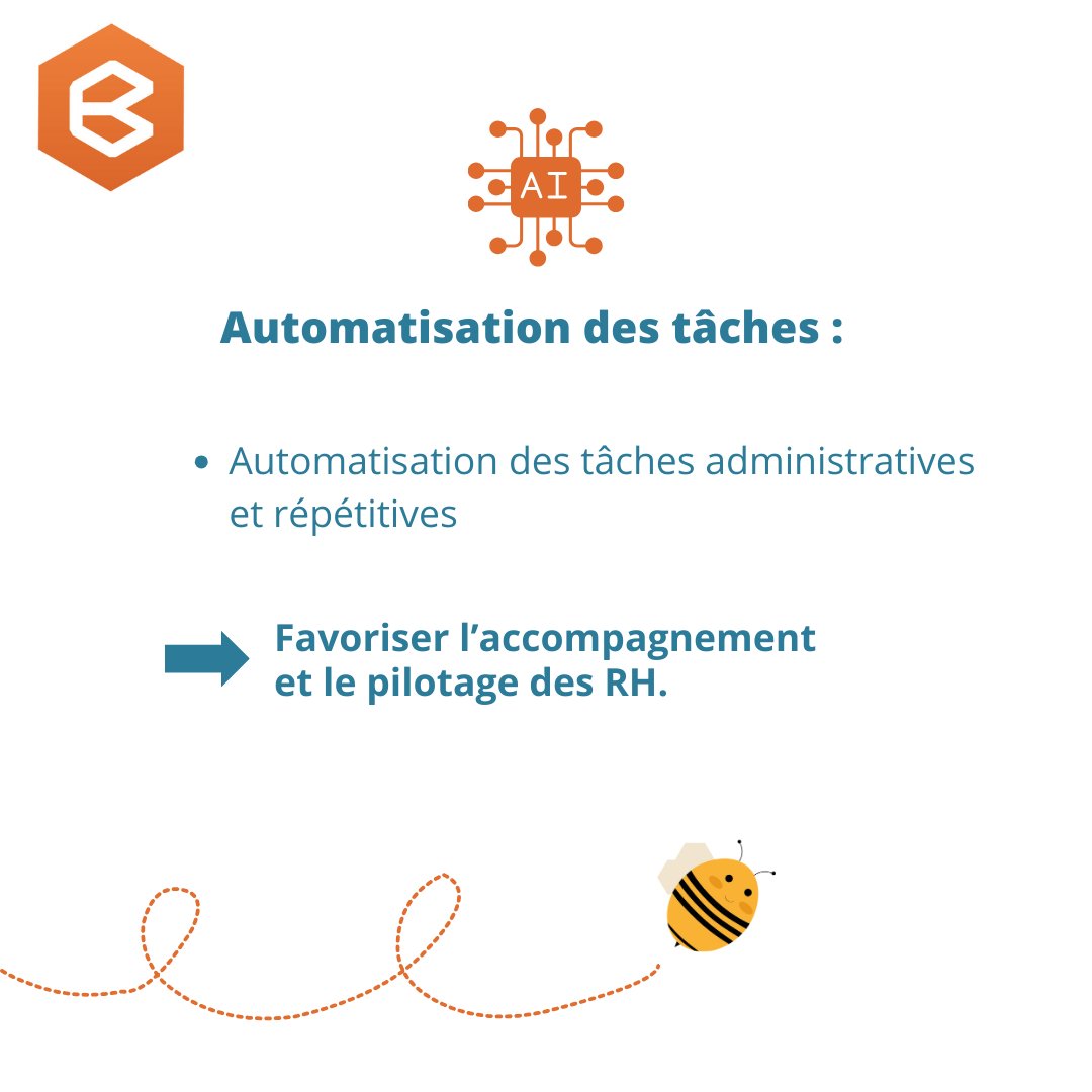 Paybee_paie's tweet photo. [ACTU]

En 2024, gagnez du temps avec l’IA !
🤝 Recrutement
💡 Formation interne
⚙ Automatisation des tâches

✅L’IA peut vous permettre de gagner en productivité et en efficacité au quotidien, afin de vous concentrer davantage sur l’accompagnement et le pilotage des RH. https://t.co/j7qEIjIVsD