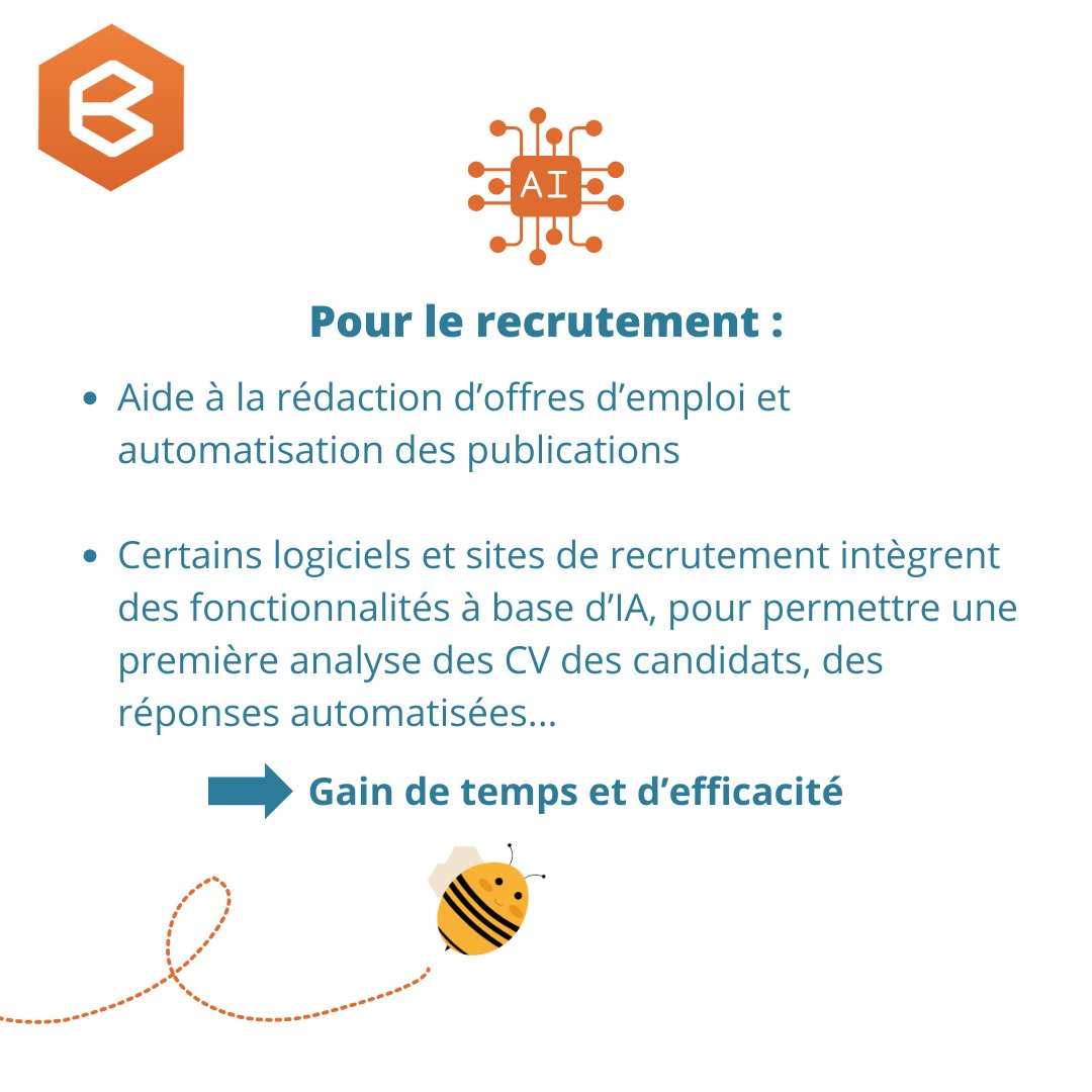 Paybee_paie's tweet photo. [ACTU]

En 2024, gagnez du temps avec l’IA !
🤝 Recrutement
💡 Formation interne
⚙ Automatisation des tâches

✅L’IA peut vous permettre de gagner en productivité et en efficacité au quotidien, afin de vous concentrer davantage sur l’accompagnement et le pilotage des RH. https://t.co/j7qEIjIVsD