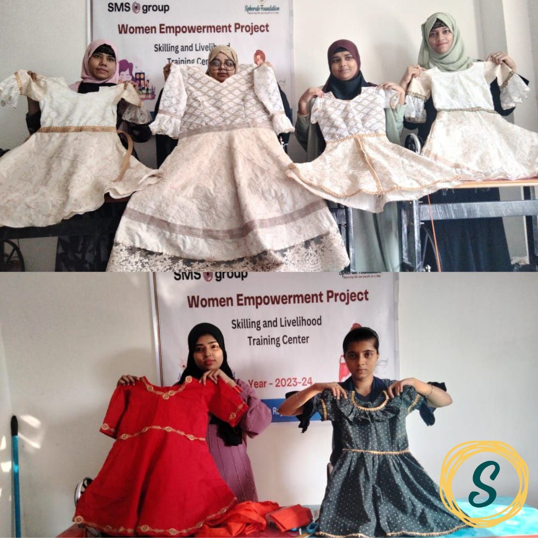 SpheruleNGO's tweet image. Glimpses from our Women Empowerment - Skilling and Livelihood project at Raja Bazar, Kolkata.
Thanks to our CSR partner SMS Group for their support in training women on tailoring and beauty courses.
#WomenEmpowerment #Skilling&Livelihood #SpheruleFoundation #SMSGroup #Kolkata