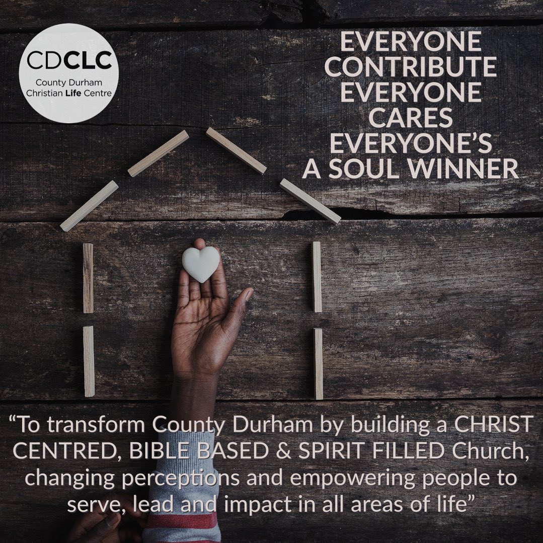 cdclcuk's tweet photo. We are a Church with a heart for our region. We love County Durham. 

We are a place where ‘everyone contributes, everyone cares and everyone is a soul winner’. 

Our mission is…
“To transform County Durham by building a CHRIST CENTRED, BIBLE BASED &amp; SPIRIT FILLED Church…” https://t.co/XwI9lFwEp2