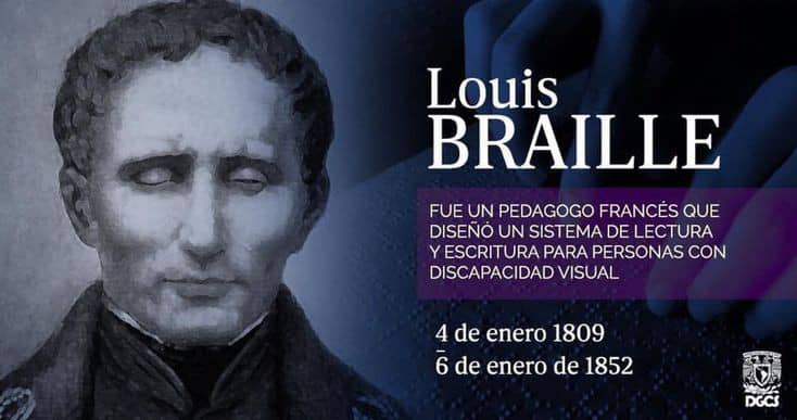 Hoy, Día Mundial del Braille, una vía para crear conciencia sobre este medio de comunicación, un derecho humano para las personas ciegas y con deficiencia visual. Unos 36 millones de personas con ceguera en el mundo y 216 millones sufren discapacidad visual. felicidades