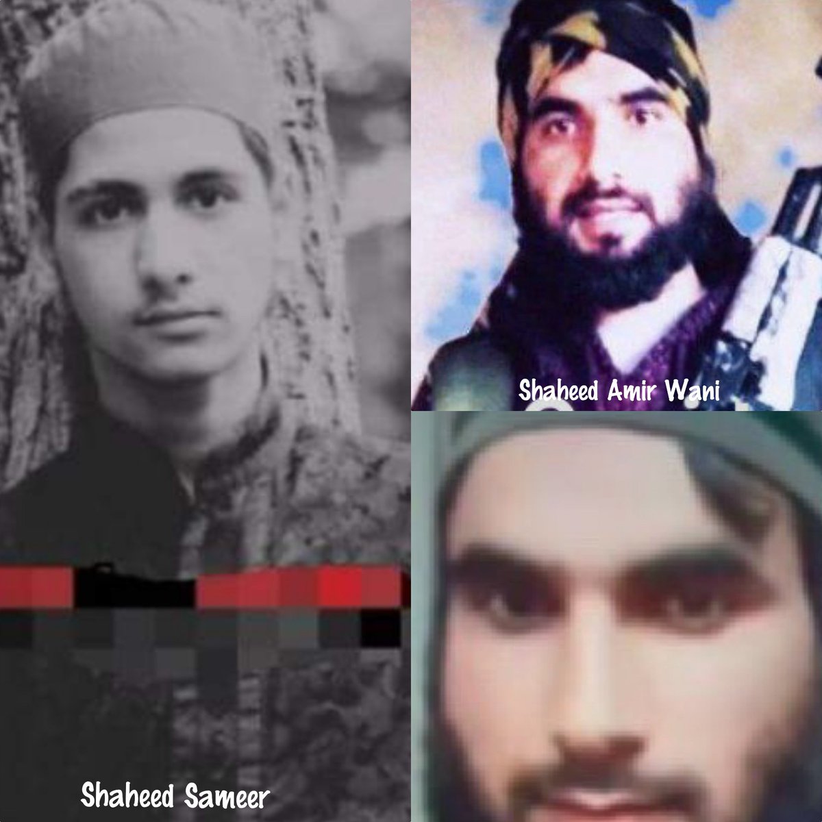 Today is 2nd martyrdom anniversary of Shaheed Sameer Khan of Tikken &amp; Shaheed Amir Wani of Alamgunj. (Okey, Kulgam Encounter, 2022)

#Kashmir