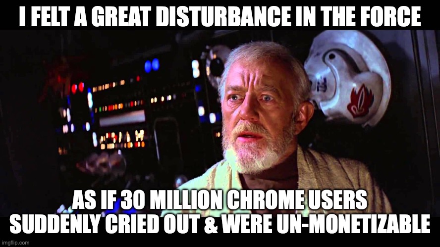 Happy (?) Cookie Deprecation Day 🍪💀 Google has switched off 3rd Party cookies for >30 Million Chrome users 👉 blog.google/products/chrom…