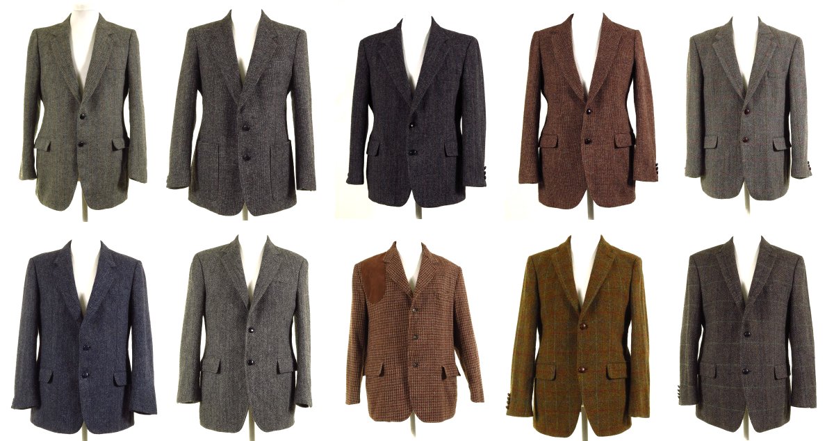 Tweedmans's tweet photo. Just In: More Harris Tweed Jackets Being Added This Week At Tweedmans. Buy Online https://t.co/vGxbqPjrJv   Quality Second Hand &amp; Vintage Tweed Jackets For Men. #Tweed #HarrisTweed #TweedJacket #Tweedmans https://t.co/QPq7nHdGlG