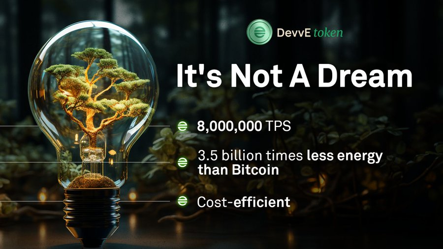 CryptoJonesRC's tweet image. Blockchains are often slow, expensive, and inflexible. It&apos;s time for some new innovative projects!

@DevveEcosystem, powered by #DevvX L1 Blockchain, aims to be this innovation.

DevvE is a next-generation cryptocurrency with high throughput, low cost, energy efficiency,…