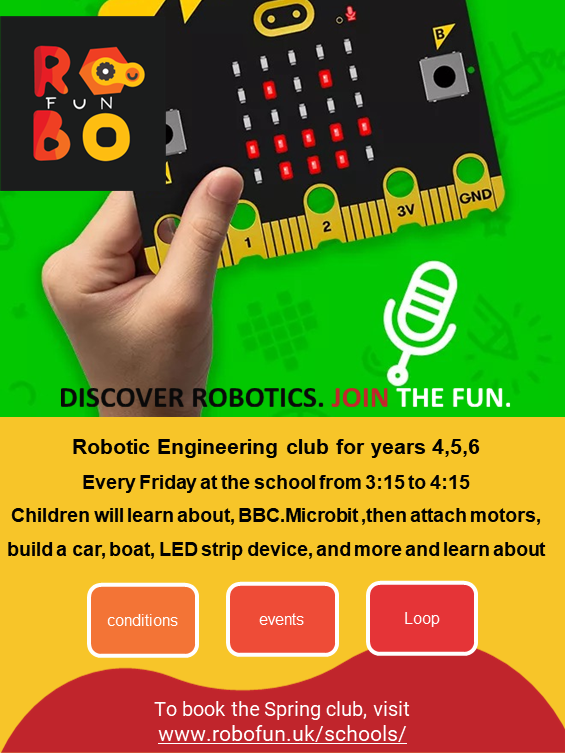 🤖 Attention aspiring engineers! The Robotic Club for Year 1, 2, & 3 is now FULLY BOOKED. But fear not! Year 4, 5, & 6 students, don't miss out! Join us every Friday at @StamfordGreen 🏫. Build your own car 🚗, boat 🚤, and LED strip 💡. Secure your spot now!🛠️🔧🤩