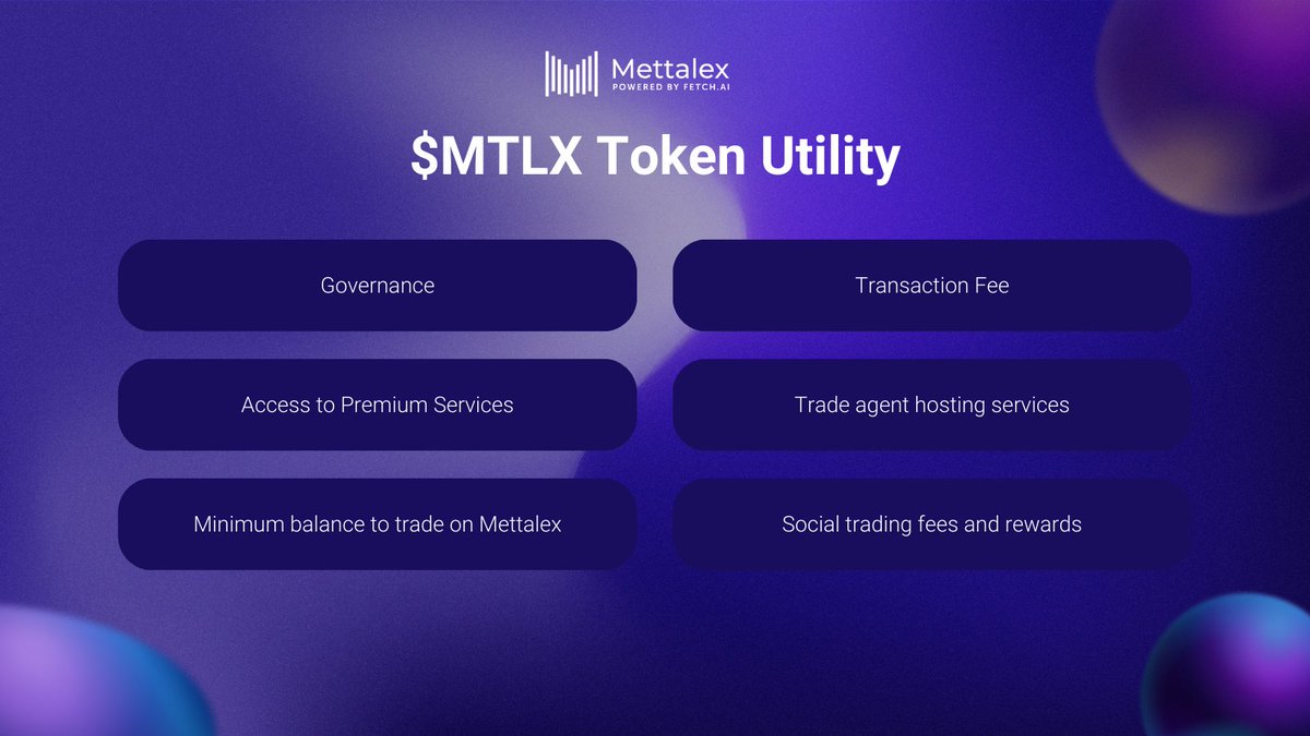 Mettalex's tweet photo. ⚡️Exciting News! #Mettalex Community!🚀

$MTLX Tokenomics has been Revamped with more enhanced Utilities!🛠️from Governance to Premium service access.

Discover the updated Tokenomics &amp; Utilities here:👇https://t.co/4yRHmzO41U

#MTLX #Tokenomics #FetchAI https://t.co/cjvC9GreWS