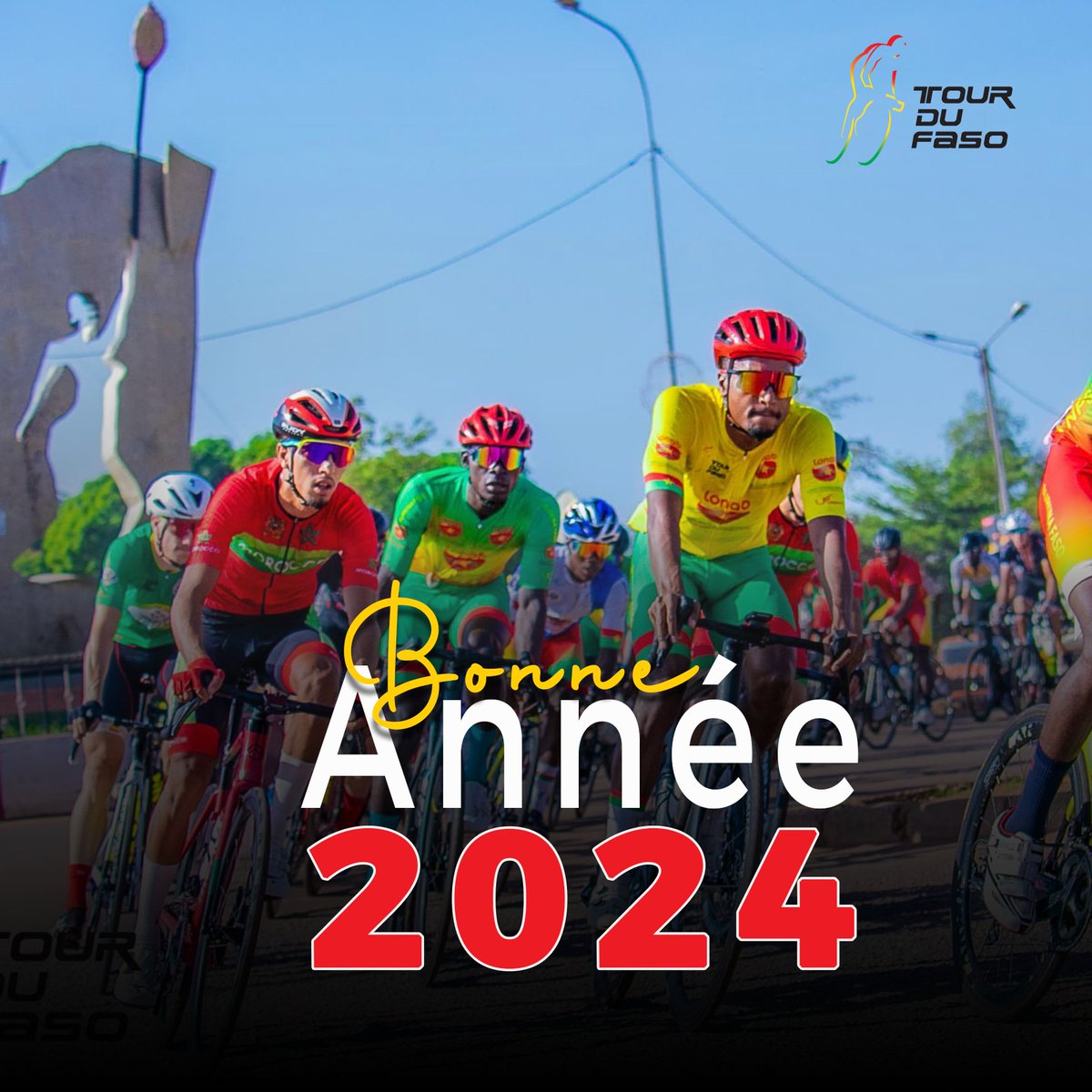 En 2024, nous espérons vous retrouver nombreux sur les routes du Tour du Faso.
Que cette année soit riche en émotions, en exploits et en partage.
Bonne année à tous les amoureux du cyclisme !
#BurkinaFaso #Lwili #cyclisme  #TourduFaso