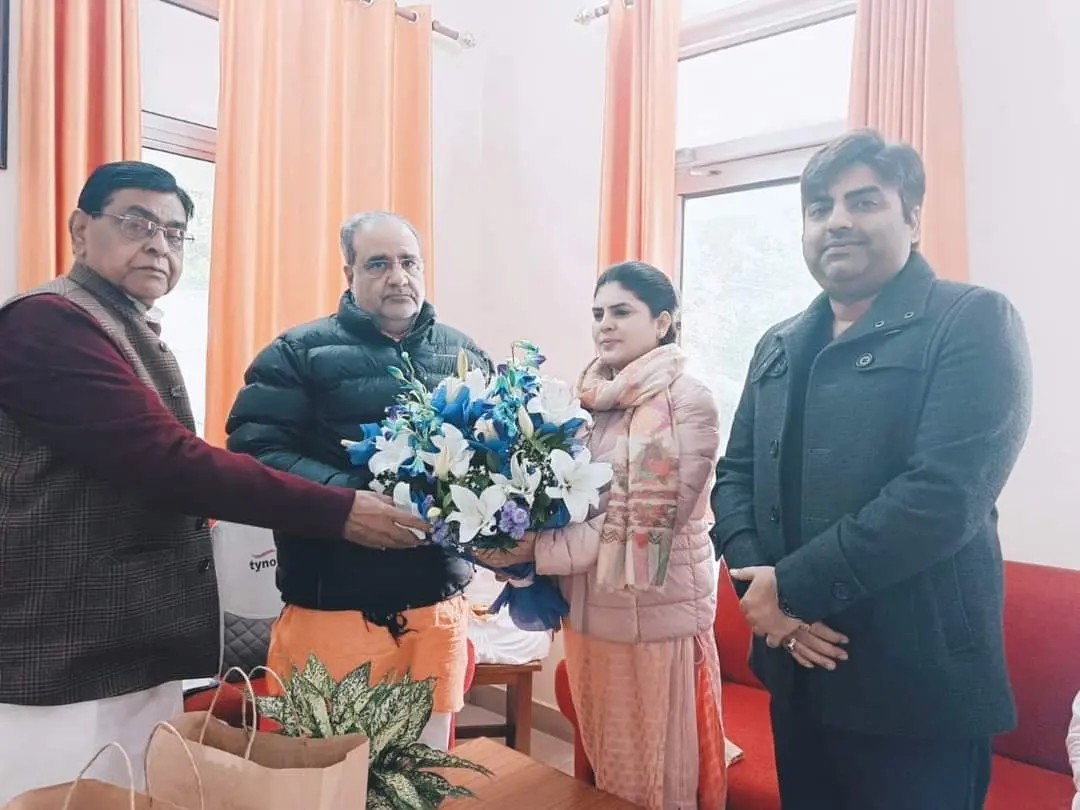 MonikaYadav_UP's tweet photo. आज भारतीय जनता पार्टी के यशस्वी प्रदेश अध्यक्ष माननीय श्री @Bhupendraupbjp  जी से शिष्टाचार भेंट कर नव वर्ष की शुभकामनाएं दीं। https://t.co/3q7QLtjpgO