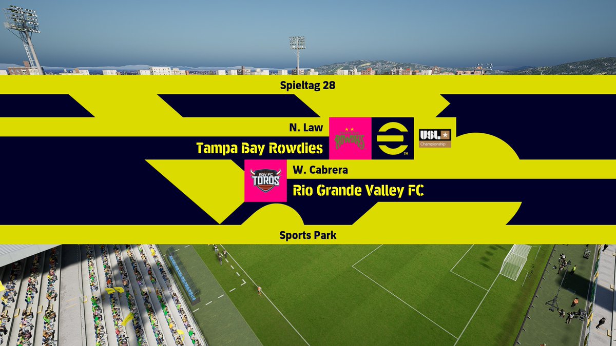 DerSchattenwolf's tweet photo. #WulfsTorosSeason - Gameday 28 - #eFootball2024
We played the 2nd match against Tampa Bay and won 3-1. Goals were scored by Wilmer jr. Lopez and Galindrez.
'Cause we had an silly own goal, the Rowdies could score atleast a goal.
#RGVFC #GGEareTraitors #TorosSuitUp https://t.co/H5kgSiKV6R
