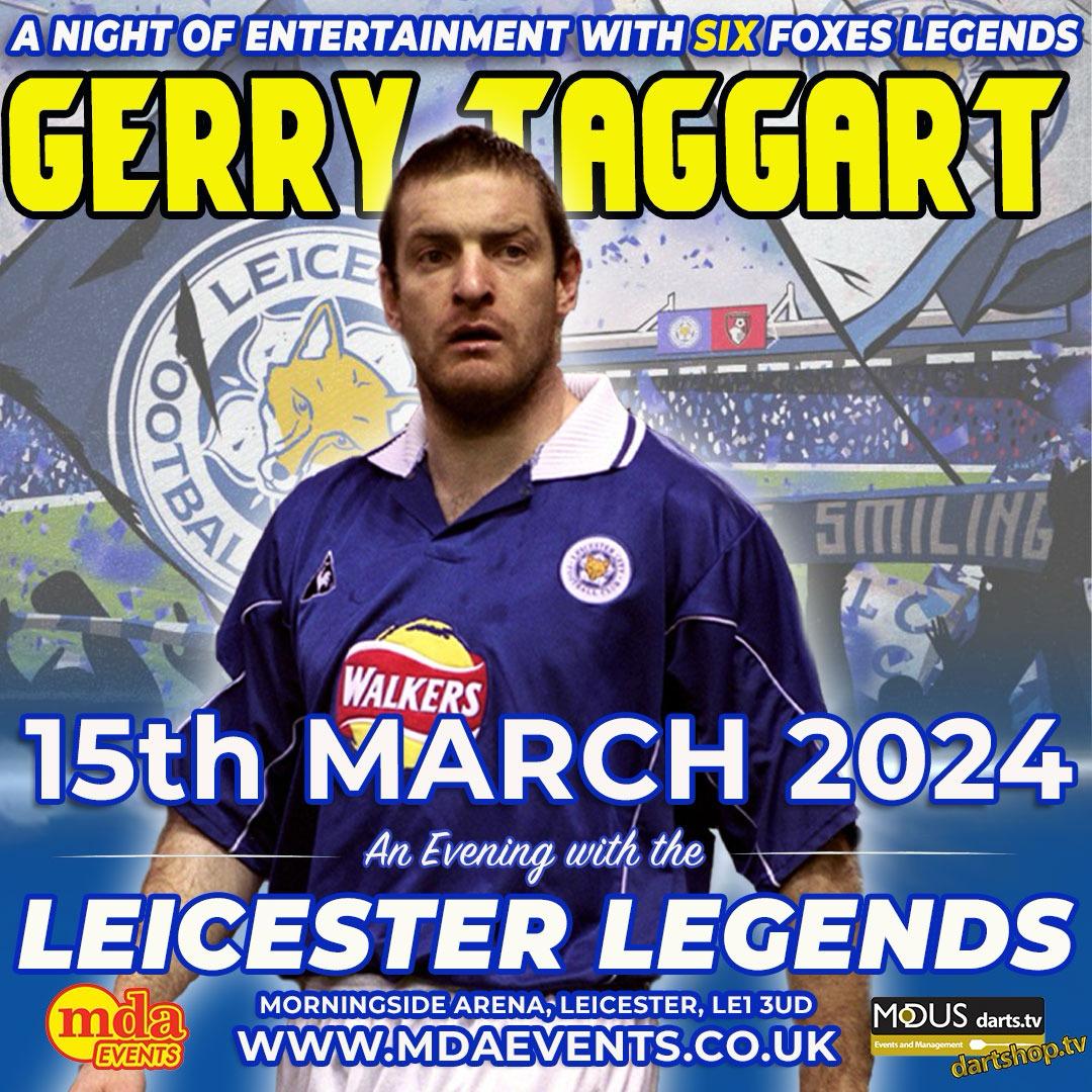 Tough, no nonsense, hard... does that describe your memories of the one and only @Gerry_Taggart ? Join us for a night of Leicester City Legends fan chat and banter @LeicesterArena on March 15th. Grab your tickets here bit.ly/LeicesterLegen… #LeicesterCityFC @MDAevents