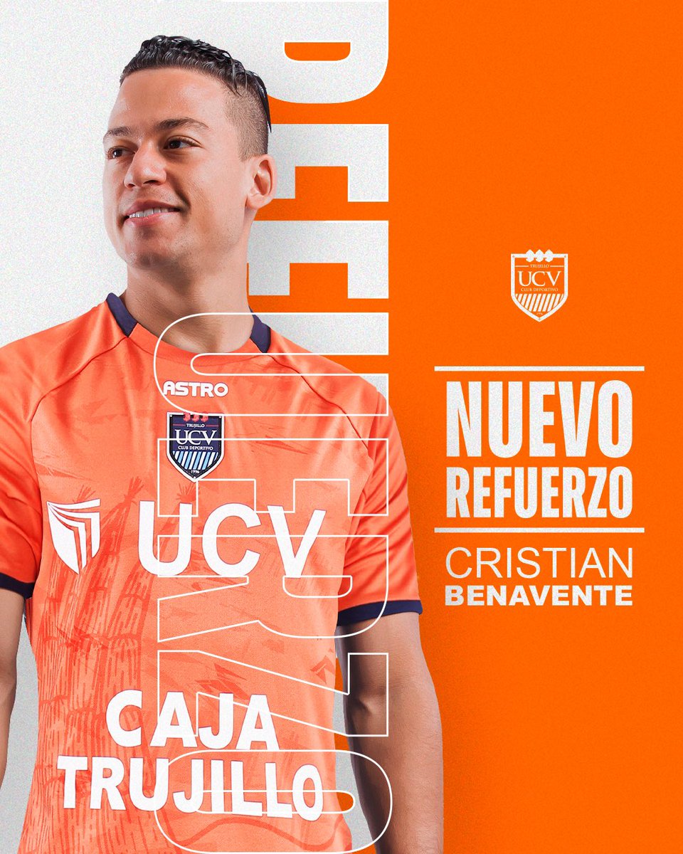 #RefuerzoPoeta 🧡 🤝🏽¡Bienvenido Cristian Benavente! 🇵🇪🇪🇸 El mediocampista se une a nuestra familia poeta y promete dejar huella en el centro del campo.