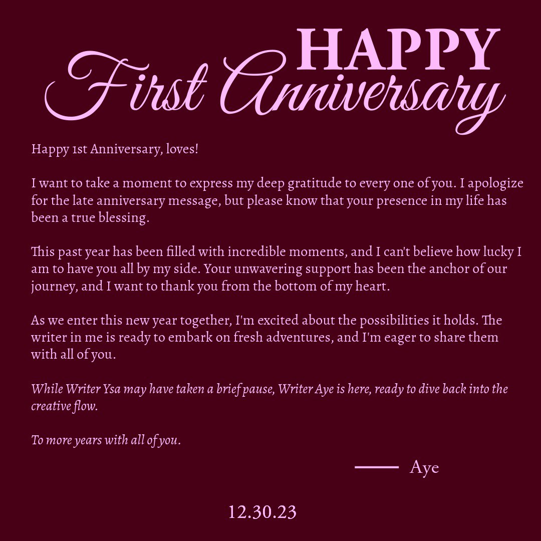 jayzelveswp's tweet photo. 1st. 12/30/23

sorry na po if late heheheh

#1stWithAye https://t.co/ozaN8DFLcN
