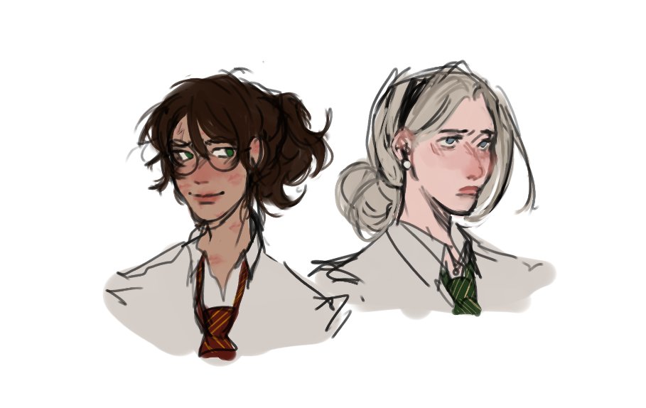 maxrowave's tweet photo. ah... harphine/genderbent drarry strikes again

harley has a very kissable face, and who is delphine to resist?

#drarry #hpdm #dmhp #harphine https://t.co/VVMJo8s0wC