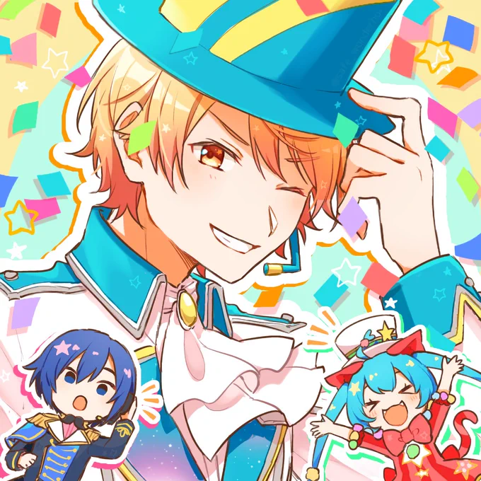座長のしるし インカム&シルクハット#prsk_FA 