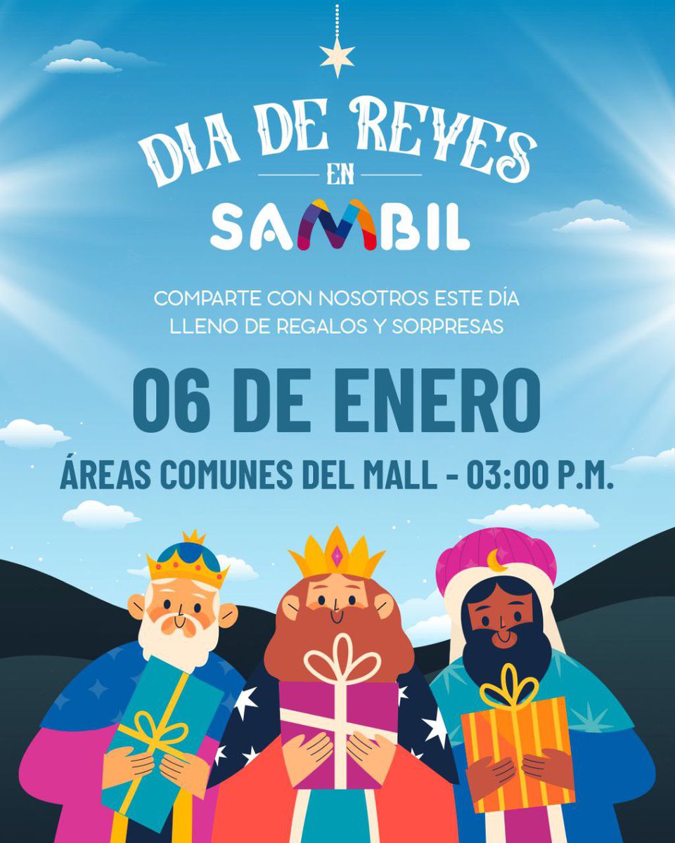 tusambilvln's tweet image. Los reyes están llegando a Sambil Valencia 🔥

Queremos invitarte a disfrutar de este día en nuestras instalaciones, contaremos con múltiples actividades para los más pequeños de la casa ✨

Además de algunos descuentos para alegran al bolsillo de los más grandes 😂

#sambil