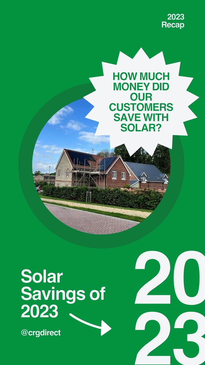 CrgDirectSolar's tweet image. How much money did our customers save with solar?

Real people, real savings.

Find out more about #solarpanels and #solarenergy with CRG Direct