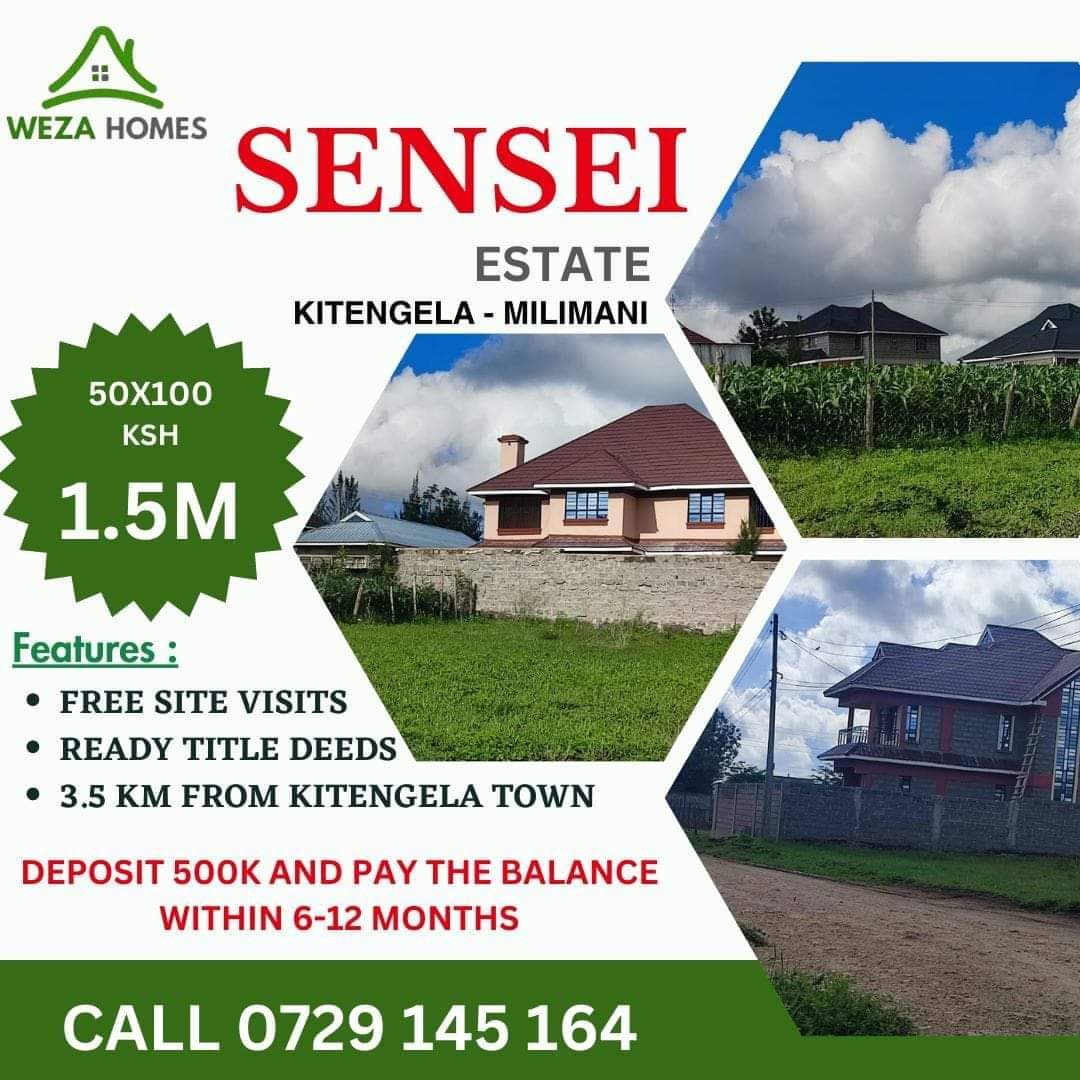 Maggiembondo's tweet photo. Looking for land om kitengela?#Affordable Housing #plotsforsale https://t.co/ogKPXVVMm6