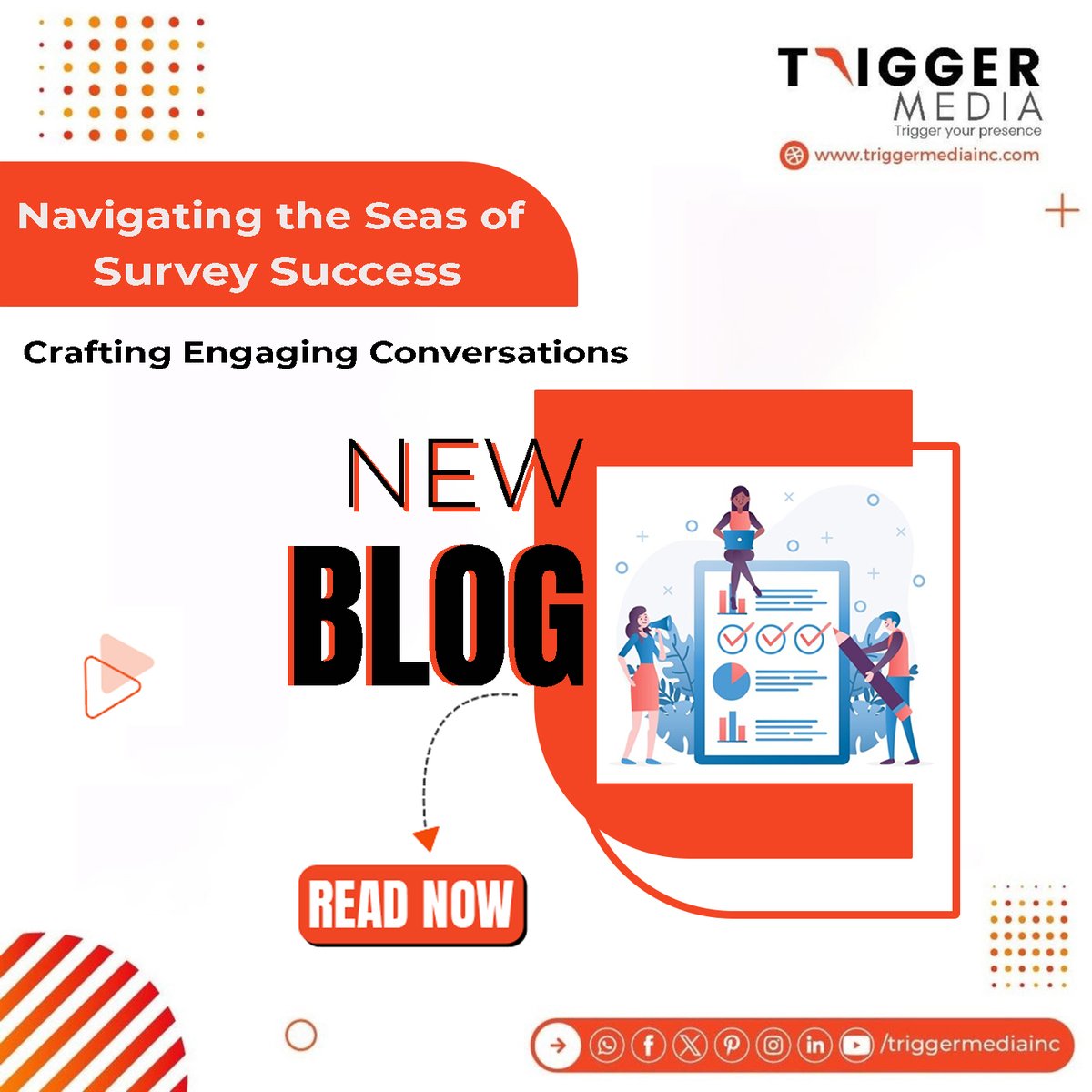 Mastering the Art of #Survey Success: Because #datacollection doesn't have to be a snoozefest! Crafting surveys for insights that truly matter, and people want to engage with. Join our data adventure in this #latestblog 👉triggermediainc.com/blog/Survey-Su…
#SurveySuccess #TriggerMediaInc