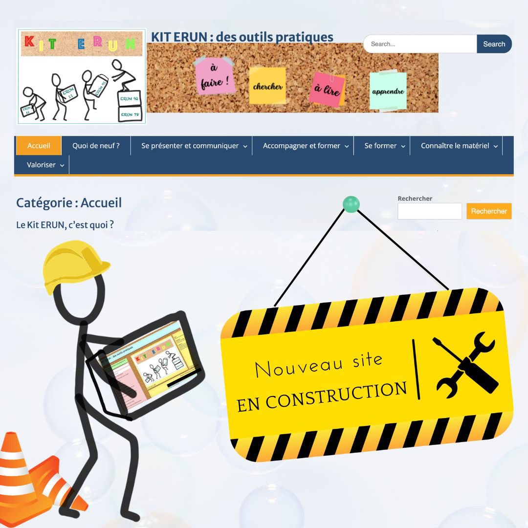 Je trie, je range, je classe, je fais des liens, je précise, j’explicite…

Le nouveau site du #KitErun sera bientôt opérationnel 🥳

Merci encore <a href="/CStracka/">Christian Stracka</a> et <a href="/AftrnTice/">Association des Formateurs TICE</a> ❤️