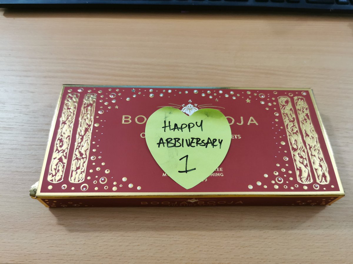 Ewen <a href="/ewencadenmoore/">Ewen Moore</a> and I are celebrating our 1 year abbiversary <a href="/wabbey/">Westminster Abbey</a> with chocolates delightfully left for us from <a href="/waaron_ed/">Aaron</a>! What an absolutely amazing year ❤️