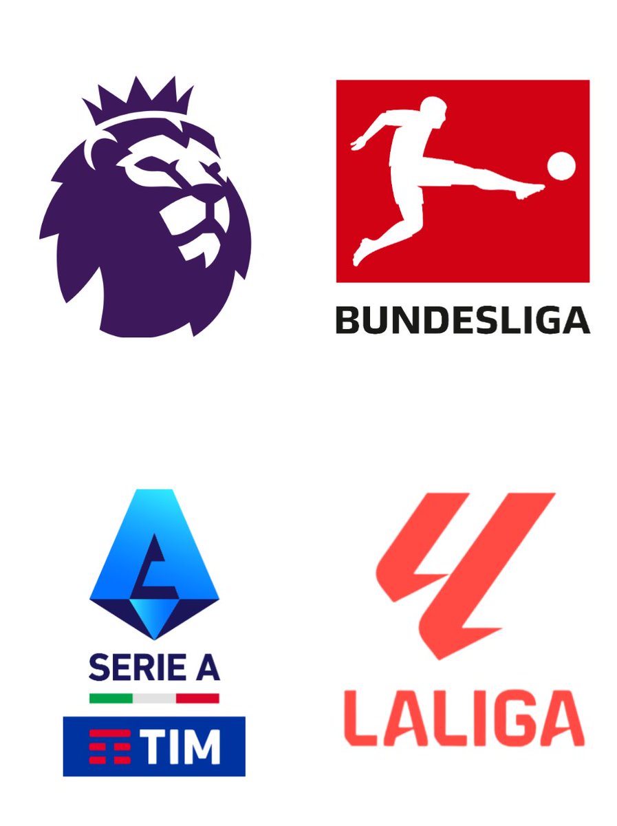 Rate the top 4 leagues ⚽
(didn't include the farmers league cuz we all know it's fifth)

I'll go first:
1. Premier league
2. Bundesliga 
3. Laliga 
4. Serie A