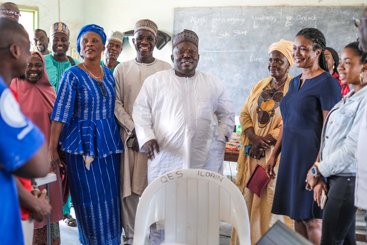 KwaraLEARN's tweet photo. The Chairman of Kwara SUBEB, Professor Shehu Raheem Adaramaja was at the venue of the #KwaraLEARN Induction Training today, accompanied by other Kwara #SUBEB principal officers.
He encouraged teachers to key into KwaraLEARN.
#BasicEducation #Training2024 #KwaraLEARNexpansion https://t.co/Tr8cGH8rCa
