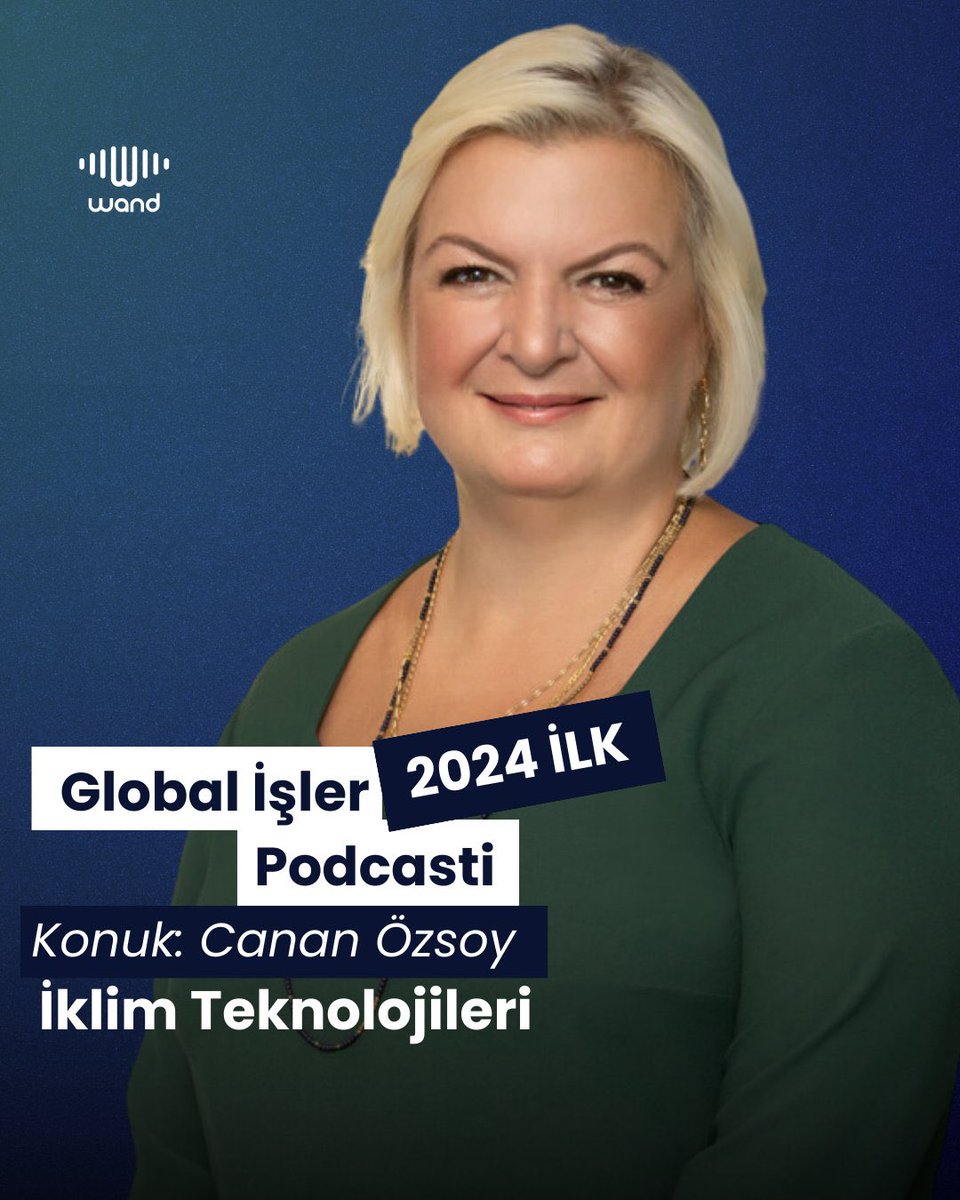 Podcastim yeni yılda geri döndü!

Eski patronum Canan Özsoy ile,

🟩-Türkiye yeşil dönüşümde nerede?
🚀-Yeni teknolojiler bize destek mi köstek mi?
🎇-İnovasyon labaratuvarda mı yapılır müşteriyle konuşarak mı yapılır?
🇹🇷-Türkiye yeşil teknolojilerde yerli inovasyonları nasıl