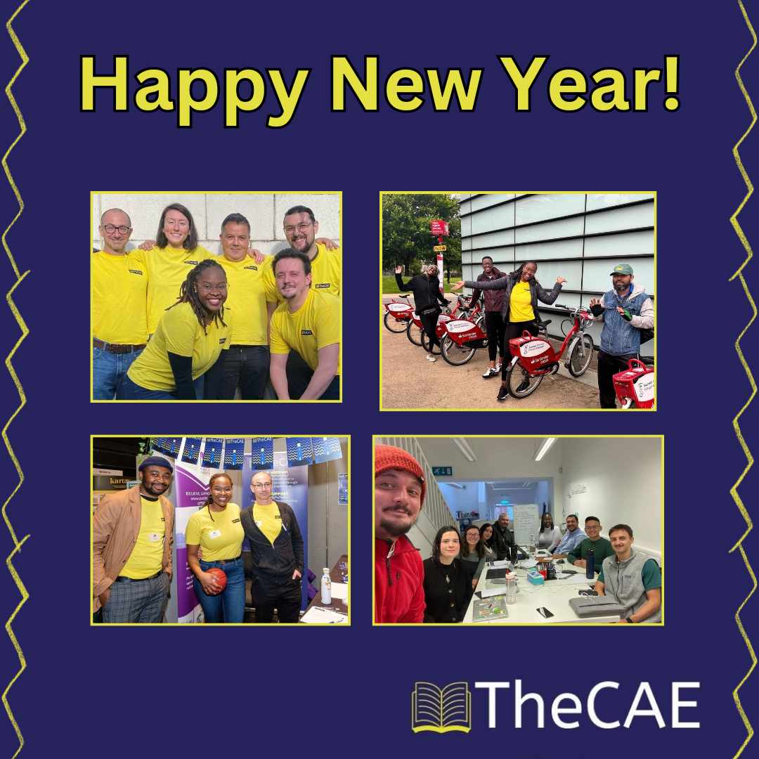 🎉✨ Happy New Year from all of us at CAE! 🌟 We look forward to 2024, which will be another year of growth, empowerment and positive change! 🌟🤝 #HappyNewYear #CAE2024 #CommunityEmpowerment #NewBeginnings