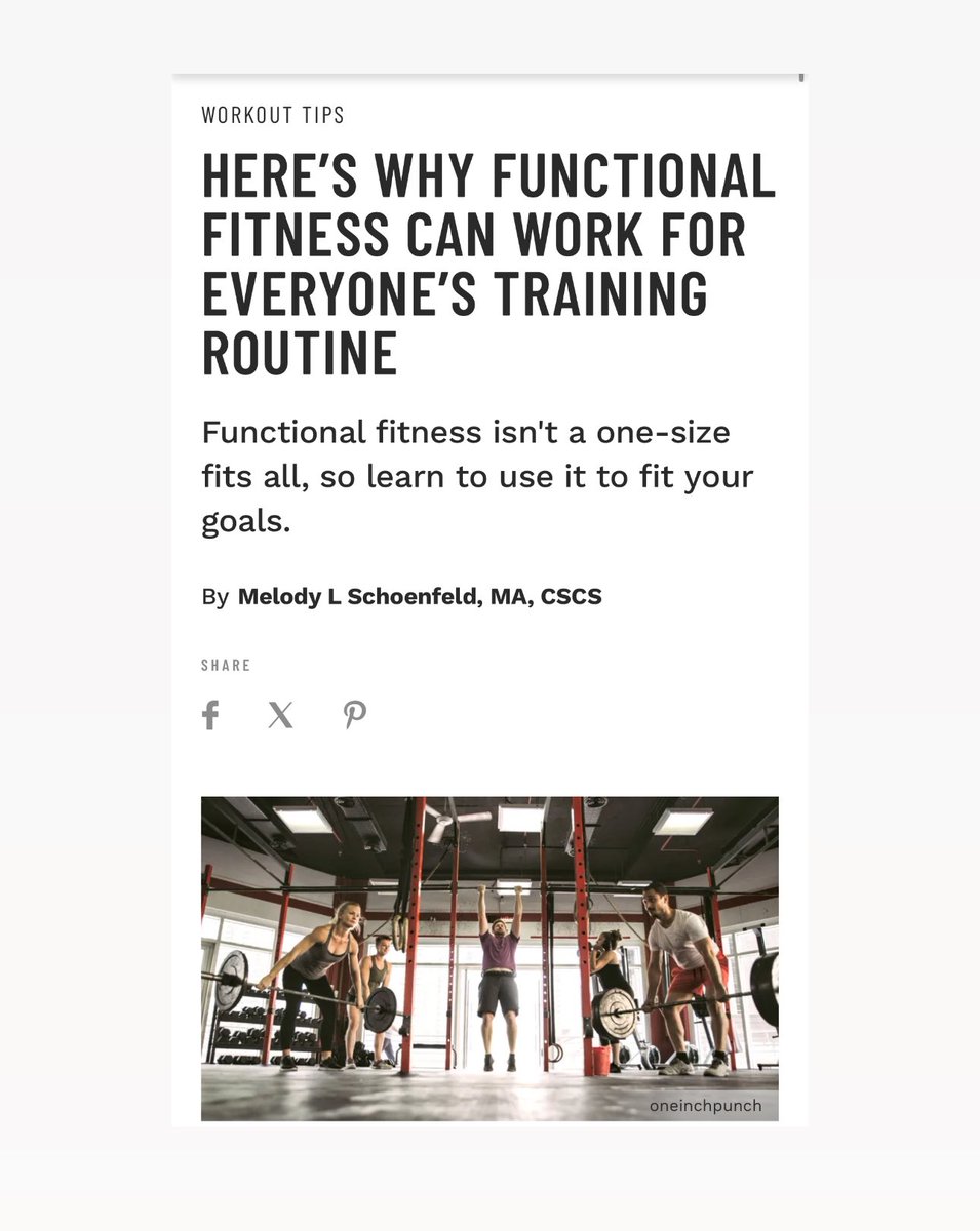 muscle_fitness's tweet photo. HERE’S WHY FUNCTIONAL FITNESS CAN WORK FOR EVERYONE’S TRAINING ROUTINE
Functional fitness isn't a one-size fits all, so learn to use it to fit your goals.
By Melody L Schoenfeld, MA, CSCS
Read Article: https://t.co/lvxDl0nw6j #agilityexercises #beginnerexercises #bicepexercises #buildmuscle #exercisettechnique #exercisetips #fatlossexercises #fitnessessential #fitnesstips #musclebuildingexercises #musclebuildingtips