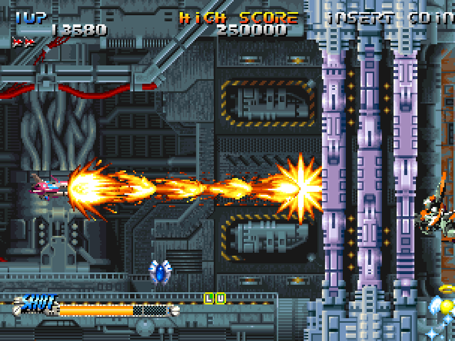 BuscandoElWarp's tweet photo. El juego del día: #BlazingStar (#NeoGeo)
Creador: #Yumekobo 1998
Los 90's estuvieron invadidos de juegos #shutemup, este juego si que vaciaba mis bolsillos con la idea de ser el héroe interplanetario, disparando y calculando milimétricamente cada movimiento contra la Brawshella. https://t.co/zHPZLh941u