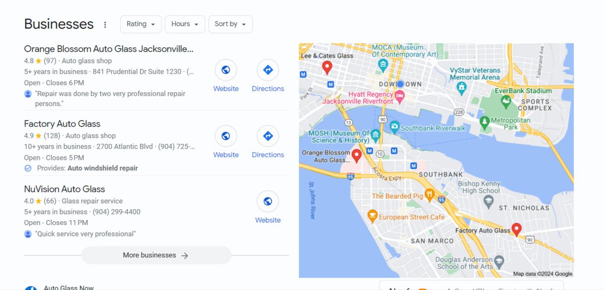 Has the rating layout changed in Local Pack results for you?

Some people are seeing an Average Rating without the stars. Personally, I think it would have less impact.

Thoughts?? 🤔

#localpack #localseo #update