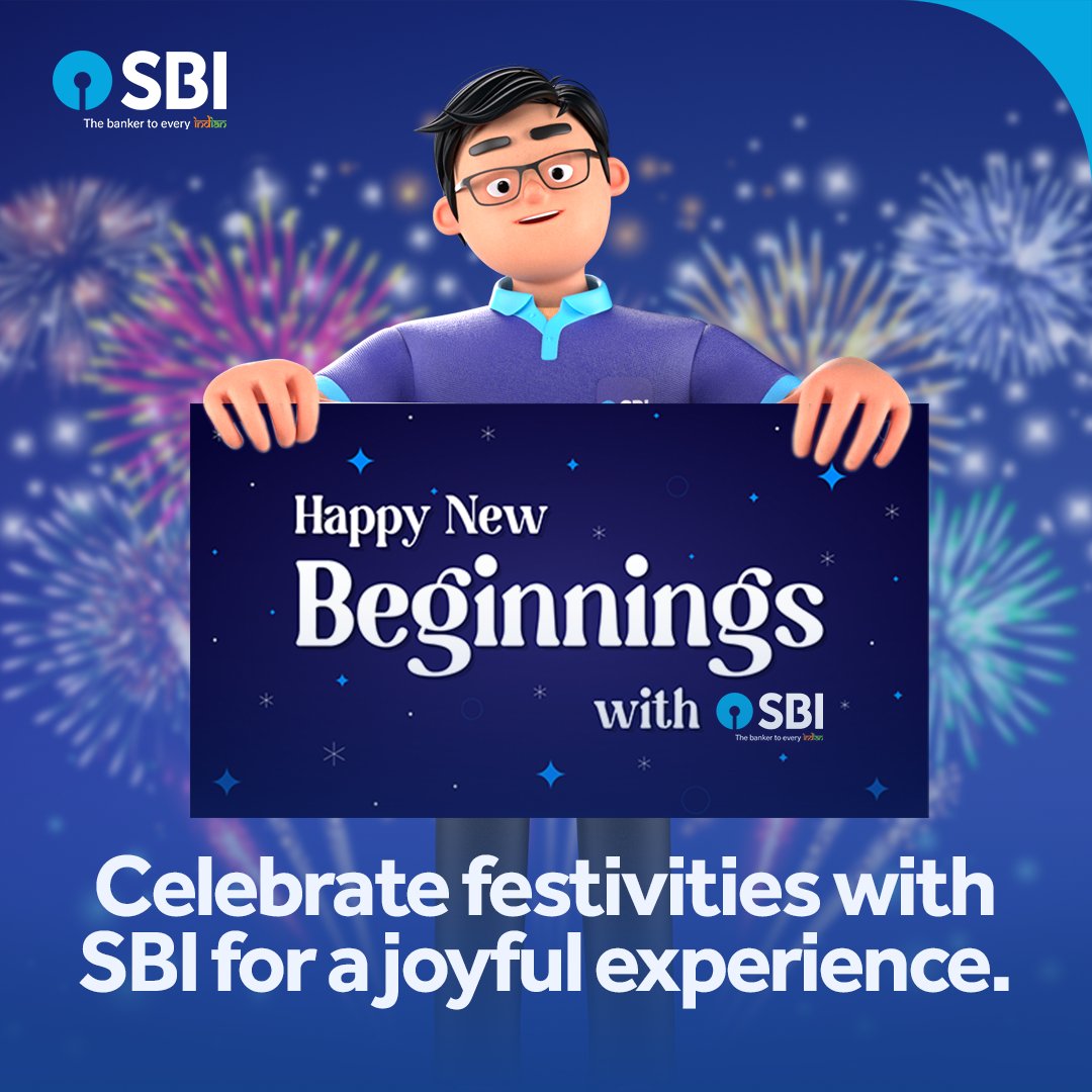 Make 2024 a financially successful year with your BFF who helps you achieve your goals with ease. 🎉📊

#SBI #BFF2 #SBIisYourBFF #BankingFriendForever #TheBankerToEveryIndian #DeshKaFan