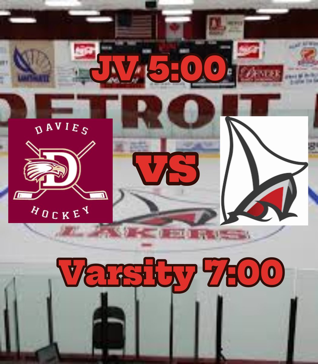 dlhshockey's tweet photo. It's Laker Game Day!!!! Boys take on Fargo Davies tonight. #sailsup https://t.co/PolL4iZrpP