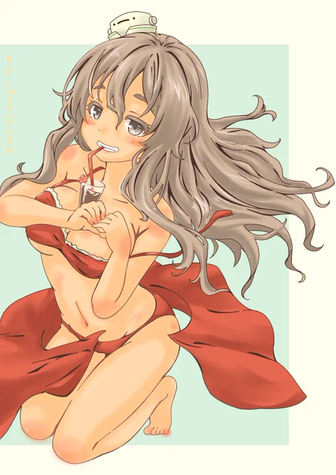 今日はととりさんの日 なので、水着ポーラちゃんで決まり