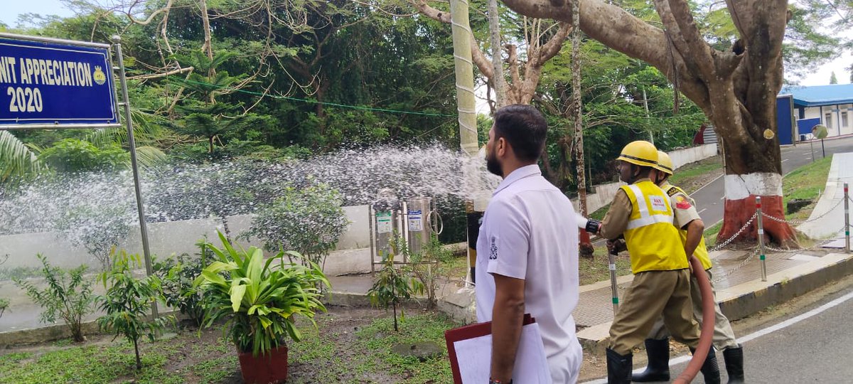 FireService_ANP's tweet photo. Mock Drill on Fire Safety Preparedness at Indian Naval Hospital, Dhanvantri, Minne Bay conducted by Fire Fighters of #FSAberdeen, on 04-01-2024.

Demonstration of Fire Fighting Techniques and Evacuation Routes was done.

Well Done FS Incharge, Sh. Kannadasan https://t.co/1wwUDTrl0O