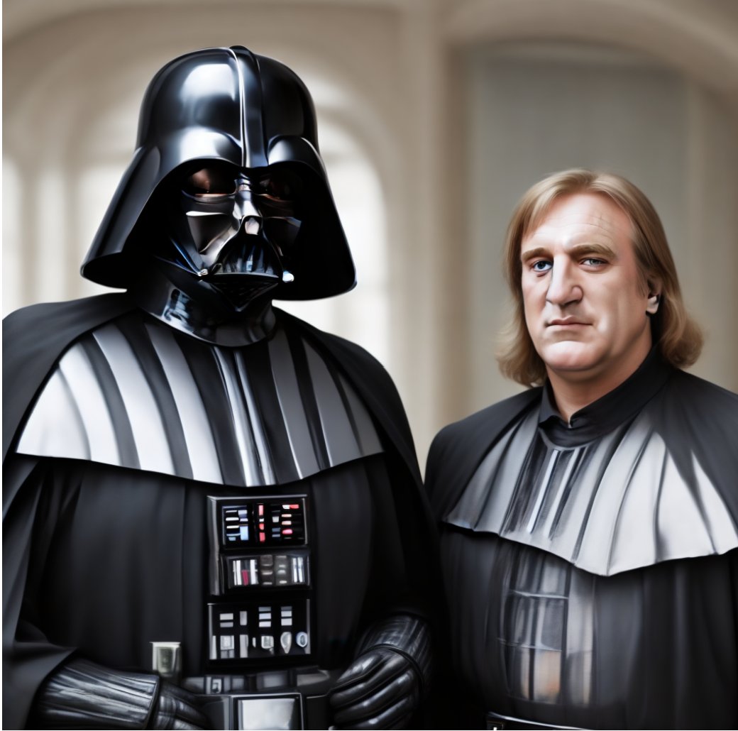 Anakin2017's tweet photo. Les #Siths vont toujours par deux, ni plus, ni moins !
cc @TaroRobert1
#Depardieu https://t.co/OSeP9IBTpz