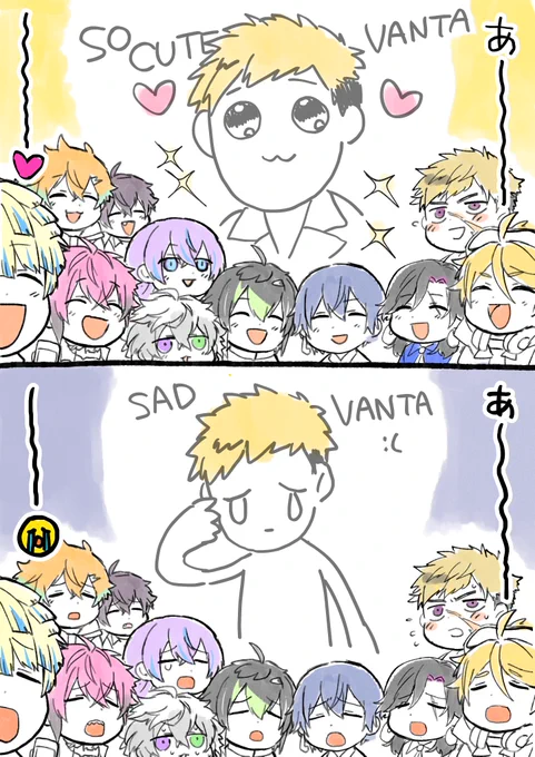 ワ…!泣いちゃった…!
#Vantalism 