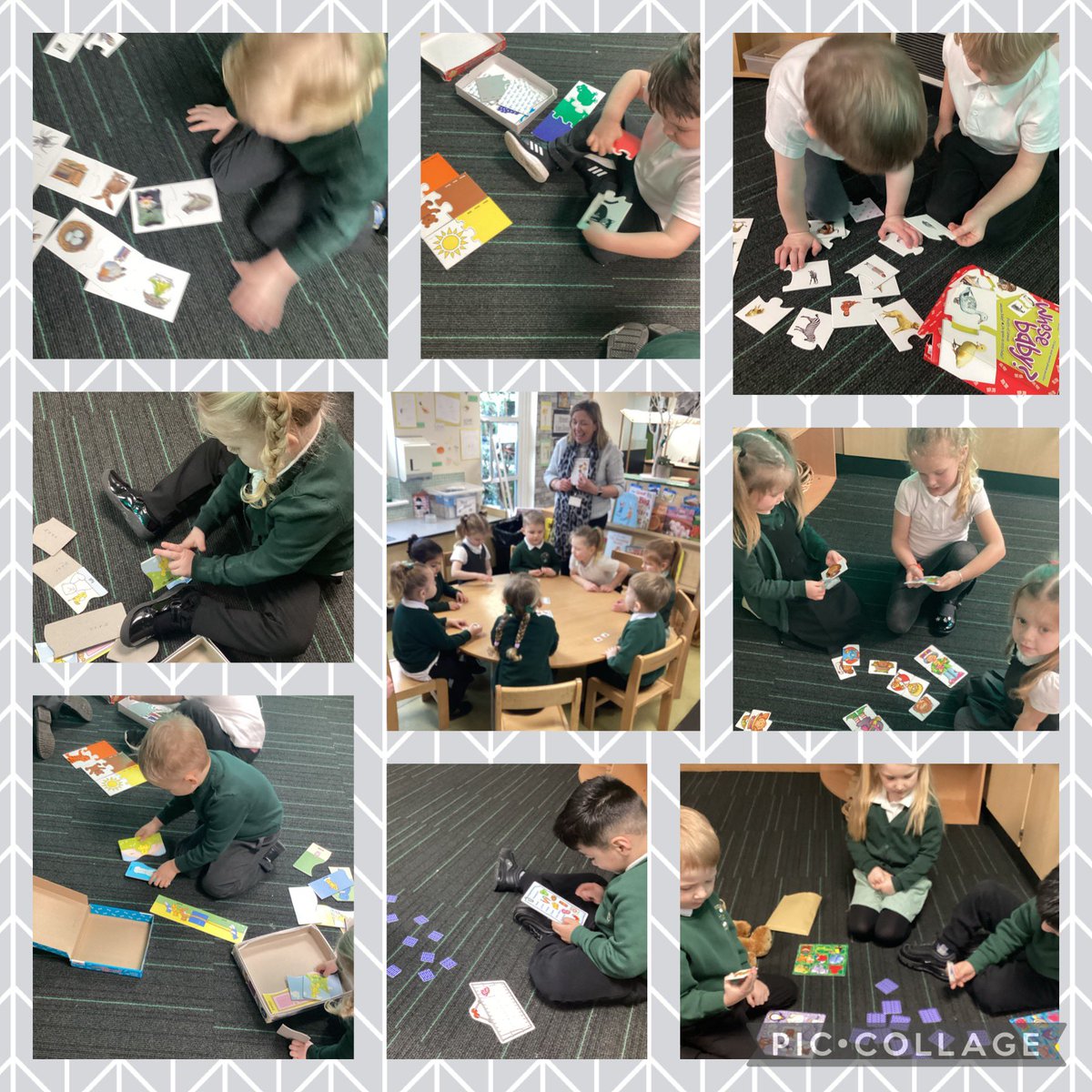 BaderPrimary's tweet image. Nursery have had the jigsaws and the board games out today. The children have been taking turns and developing their communication and language skills. #BaderNursery #communicationandlanguage #turntaking #PSED #RRSarticle31