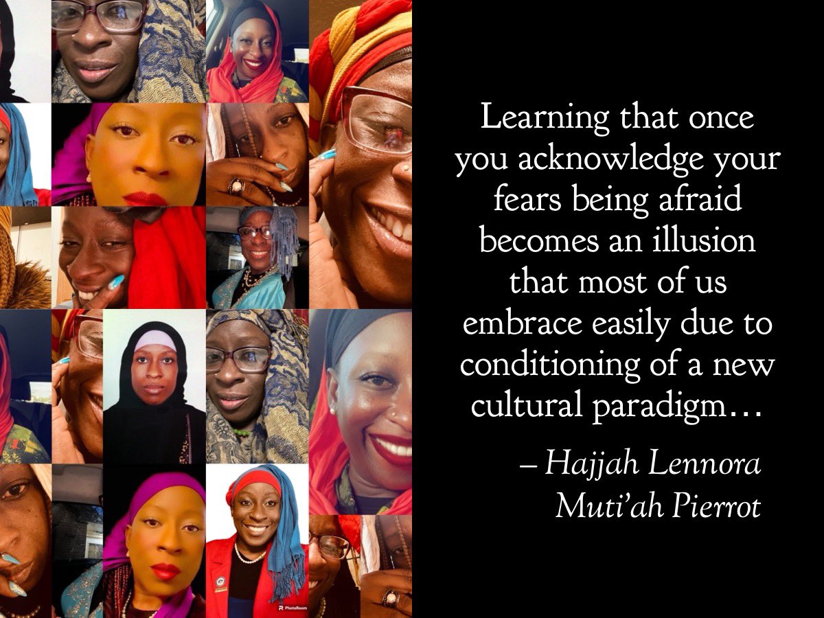 TheBABIVillage's tweet photo. Learning that once you acknowledge your fears being afraid becomes an illusion that most of us embrace easily due to conditioning of a new cultural paradigm. #tias_skegee https://t.co/gbJzmriKF2