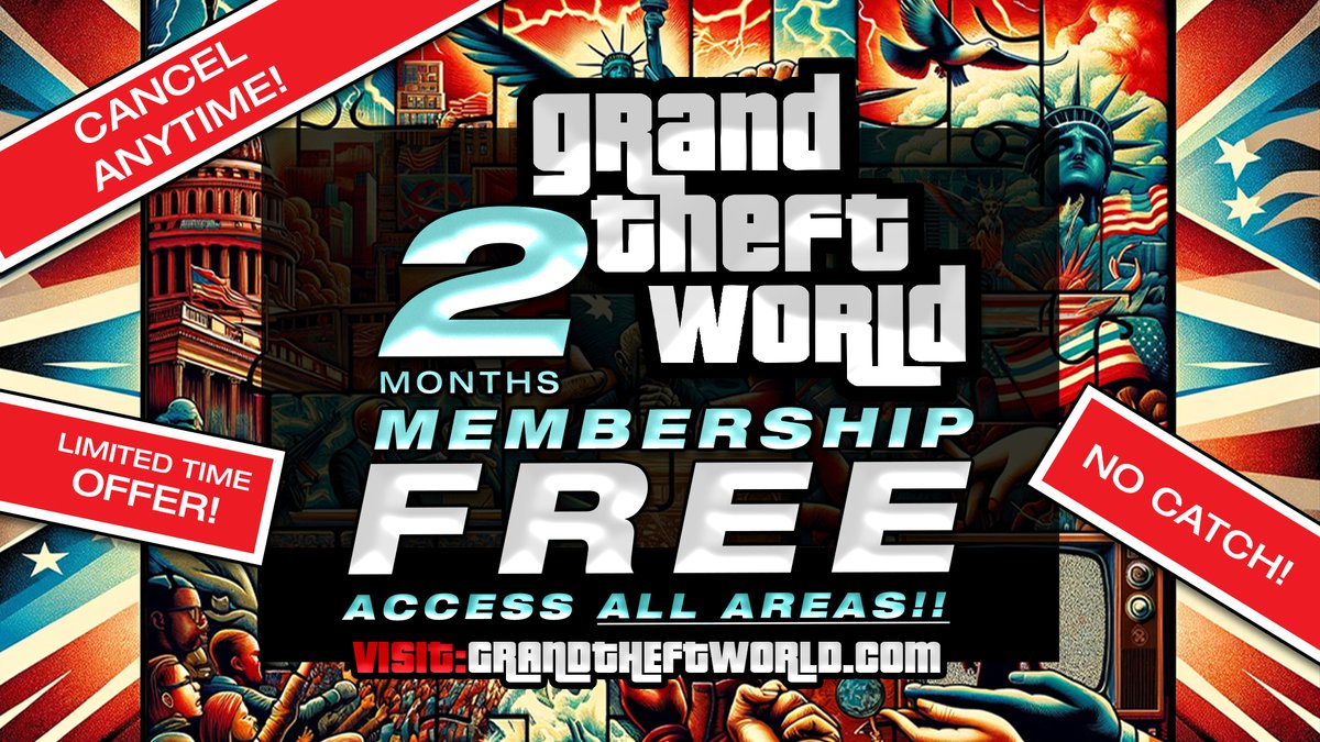 tragedyandhope's tweet photo. Sign up for membership in the Grand Theft World community and get the first two months free! https://t.co/Ju9LzereX9
#GrandTheftWorldPodcast #CriticalThinkingPod #WorldViewPodcast #TruthSeekersRadio #PodcastAnalysis #HistoryBlueprint #PeaceRevolution #AUTONOMY https://t.co/e8WVRfbAWk