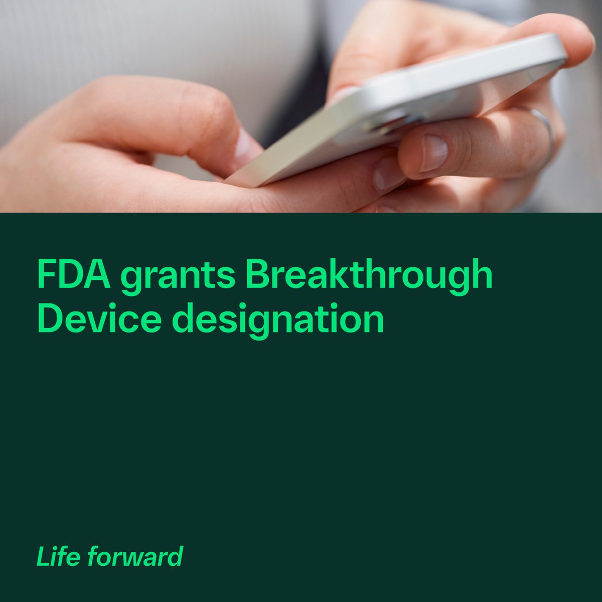 #NEWS: The @US_FDA has granted Breakthrough Device designation to our investigational prescription digital therapeutic (PDT) developed in collaboration with @Click_Tx to potentially help treat the negative symptoms of #schizophrenia. Learn more: bit.ly/3Lqu8RY