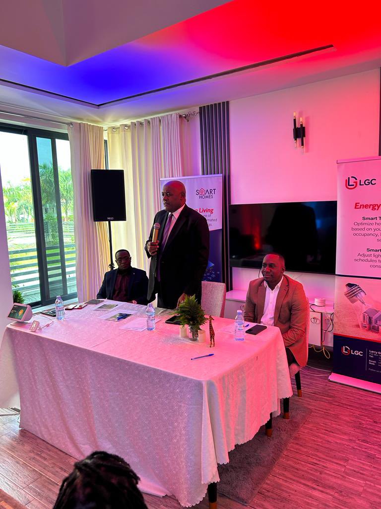 Today,I presided over the official launch of Smart Homes, a product crafted by LGC Enterprises Uganda Limited. The occasion showcased cutting-edge innovation and opulence,revealing the future of contemporary living.