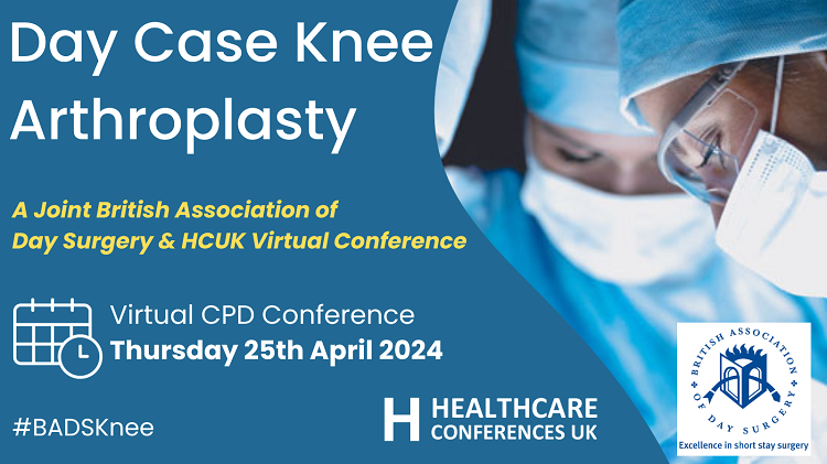 HCUK_Clare's tweet photo. Delivering Successful Day Case Knee Arthroplasty #BADSKnee https://t.co/2rBvTzG1SN https://t.co/z5bT1T638i