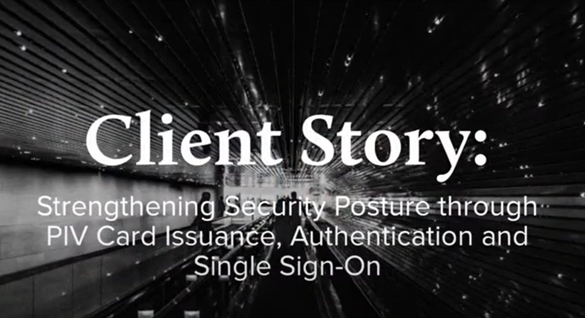 Identity and access management is a hot topic in the #federal government world. For good reason! Find out how we helped one federal agency strengthen their #cybersecurity posture through PIV cards and SSO: buff.ly/3Tkncvb #IdentityManagement