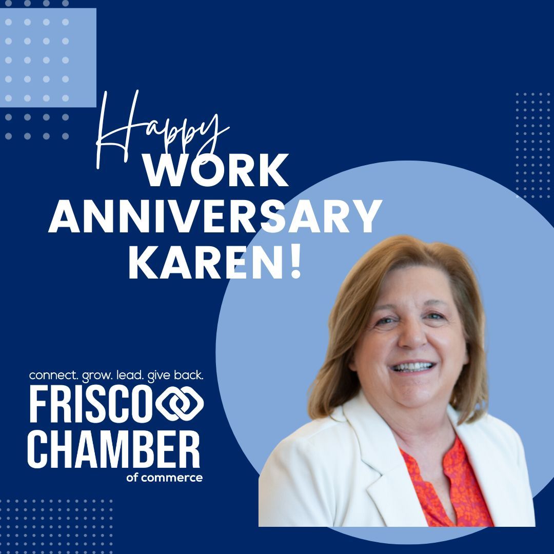 🎉🙌 Happy 8th Work Anniversary to Karen Kim, our Vice President of Marketing and Communications. If you ask Karen, she'll tell you that she has the #bestjobever. 🥳 #TeamGratitude #CelebrateFrisco
